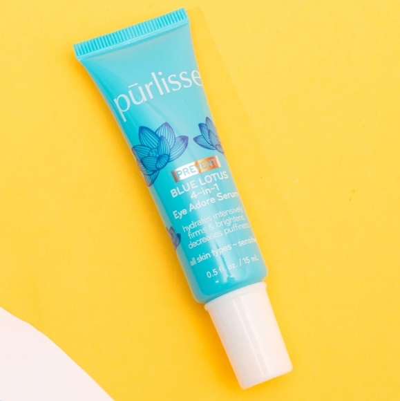 NEW Purlisse Blue Lotus 4-in-1 Eye Adore Serum - Picture 1 of 12